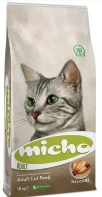 Tavuklu ve Hamsili Yetişkin Kedi Maması 15 kg