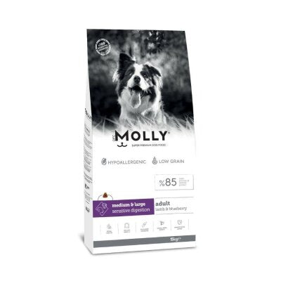 Molly Düşük Tahıllı Kuzulu Büyük Irk Köpek Maması 15 kg