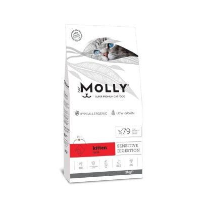 Molly Düşük Tahıllı Kuzulu Yavru Kedi Maması 2 kg