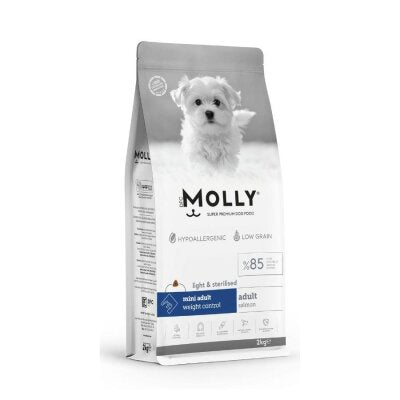 Molly Düşük Tahıllı Somonlu Kısır Küçük Irk Köpek Maması 2 kg
