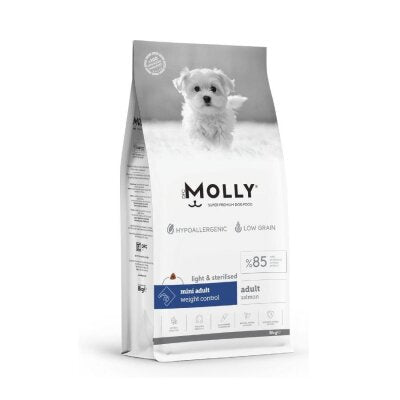 Molly Düşük Tahıllı Somonlu Kısır Küçük Irk Köpek Maması 8 kg