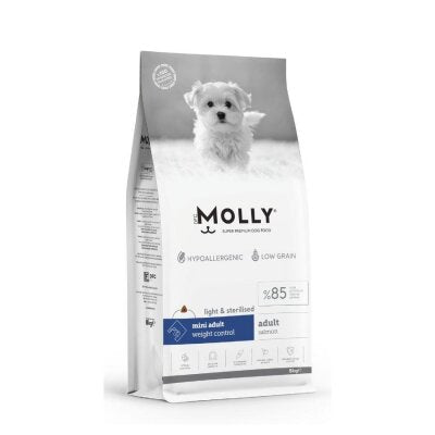 Molly Hipoalerjenik Somonlu Küçük Irk Yetişkin Köpek Maması 8 kg