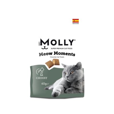 Molly Meow Moments Seçici Kediler İçin Tavuklu Kedi Ödülü 60 gr