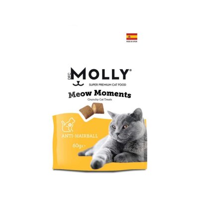 Molly Meow Moments Tüy Yumağı Kontrolü Kedi Ödülü 60 gr