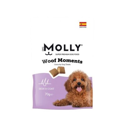 Molly Woof Omega'lı Deri-Tüy Destekli Tavuklu Köpek Ödülü 70 gr