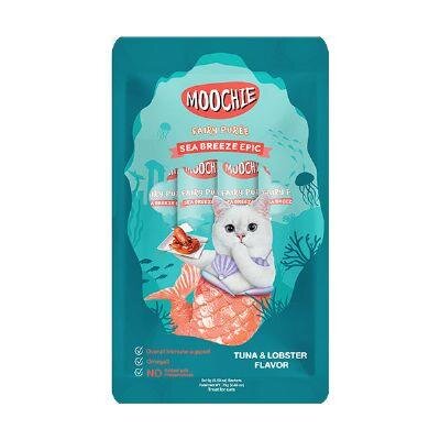 Moochie Creamy İstakoz ve Ton Balıklı Krem Kedi Ödülü 5 x 15 gr