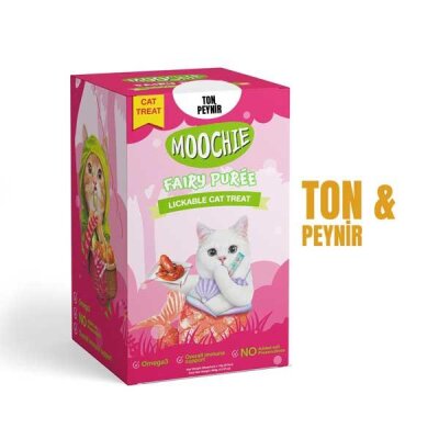 Moochie Peynirli ve Ton Balıklı Sıvı Krema Kedi Ödülü 30x15 g