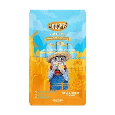Moochie Creamy Peynirli ve Ton Balıklı Krem Kedi Ödülü 5 x 15 gr