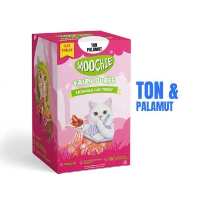 Moochie Ton Balıklı ve Palamutlu Sıvı Krema Kedi Ödülü 30x15 g