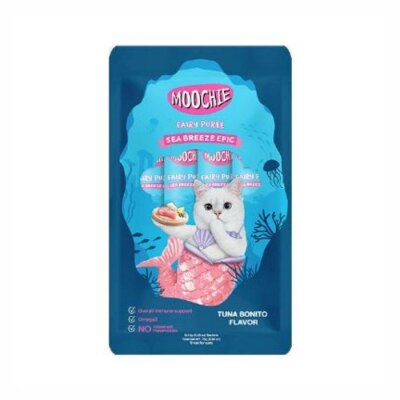 Moochie Creamy Ton-Palamutlu Sıvı Krema Kedi Ödülü 5x15 gr