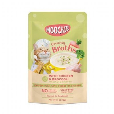 Moochie Tavuk ve Brokolili Kedi Çorbası Ödülü 40 gr