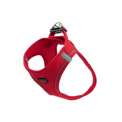 Natura Air Net Reflektörlü Köpek Göğüs Tasması XL Kırmızı