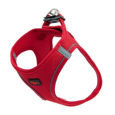 Natura Air Net Reflektörlü Köpek Göğüs Tasması M Kırmızı