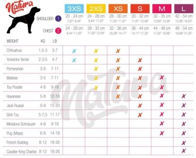Natura Air Net Reflektörlü Köpek Göğüs Tasması M Kırmızı