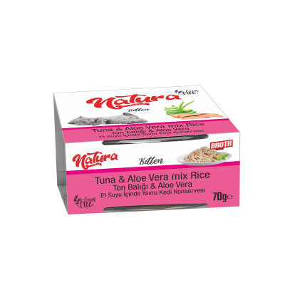 Natura Ton Balıklı ve Aloe Veralı Yavru Kedi Konservesi 70 gr