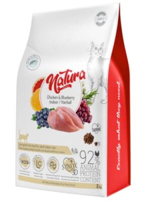 Natura Premium Tüy Yumağı Kontrollü Tavuklu Kedi Maması 2 kg