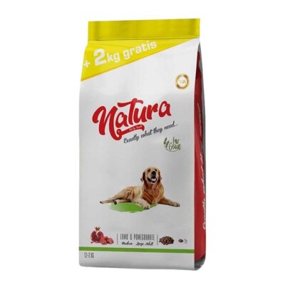 Natura Premium Düşük Tahıllı Kuzu Etli Köpek Maması 12 kg
