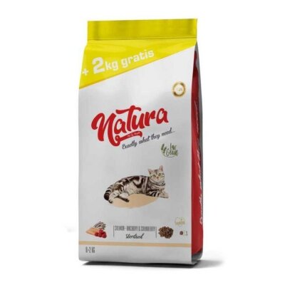 Natura Premium Somonlu Düşük Tahıllı Kısırlaştırılmış Mama 8+2 kg