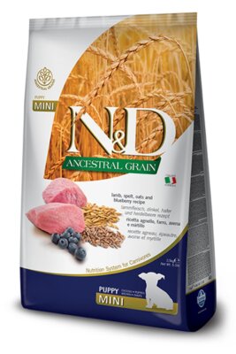 N&D Kuzu Etli Yaban Mersinli Küçük Irk Yavru Köpek Maması 800 gr