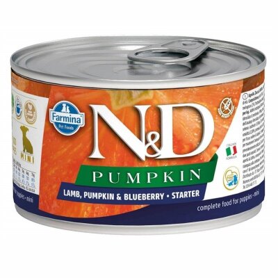 N&D Starter Balkabaklı Kuzulu Yavru Köpek Konservesi 140 gr