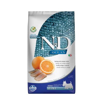 N&D Ocean Tahılsız Ringa Balıklı Küçük Irk Köpek Maması 2,5 kg