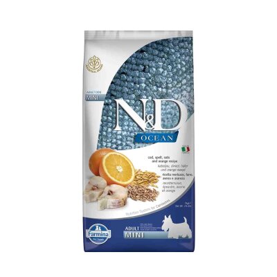 N&D Ocean Düşük Tahıllı Balıklı Küçük Irk Köpek Maması 7 kg