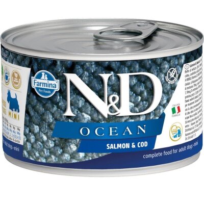N&D Ocean Alabalık Somonlu Küçük Irk Köpek Konservesi (140 gr)