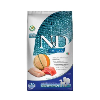 N&D Ocean Balıklı Tahılsız Orta-Büyük Irk Yavru Köpek Maması 2,5 kg