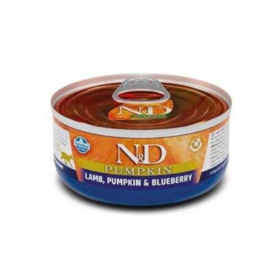 N&D Pumpkin Kuzu Etli Balkabaklı Tahılsız Kedi Konservesi 70 gr