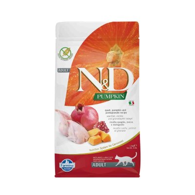 N&D Pumpkin Bıldırcınlı Tahılsız Kısırlaştırılmış Kedi Maması 1,5 kg