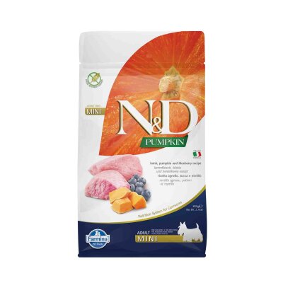 N&D Pumpkin Kuzulu Tahılsız Küçük Irk Köpek Maması (800 gr)