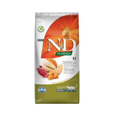 N&D Pumpkin Ördekli Balkabaklı Kavunlu Tahılsız Kedi Maması 5 kg