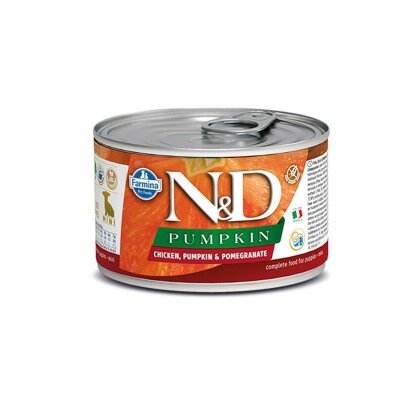 N&D Pumpkin Tavuklu Balkabaklı Mini Yavru Köpek Konservesi (140 gr)