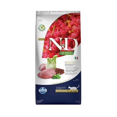 N&D Quinoa Sindirim Destekli Kuzu Etli Yetişkin Kedi Maması 5 kg