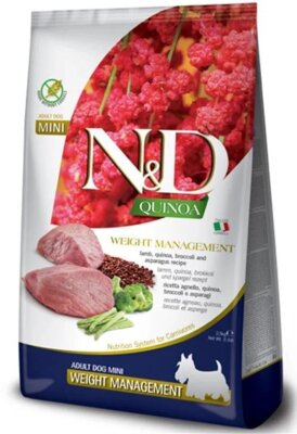 N&D Tahılsız Kuzulu Kilo Kontrol Küçük Irk Köpek Maması 2,5 kg
