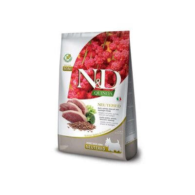 N&D Quinoa Ördekli Kısırlaştırılmış Küçük Irk Köpek Maması 7 kg