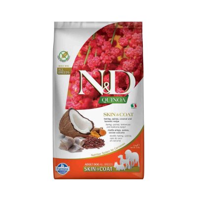 Tahılsız Ringa Balıklı Tüy Bakım Yetişkin Köpek Maması 2,5 kg