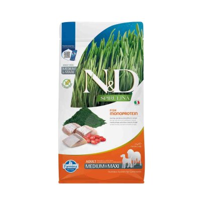 N&D Tahılsız Ringa Balıklı Orta ve Büyük Irk Köpek Maması 2 kg