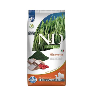 N&D Tahılsız Ringa Balıklı Orta ve Büyük Irk Köpek Maması 7 kg