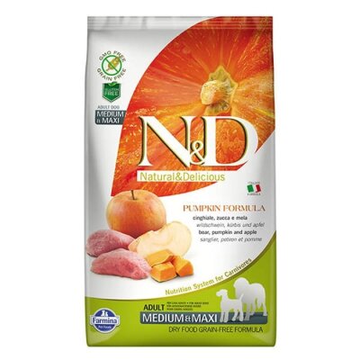 N&D Tahılsız Yaban Domuzlu Orta ve Büyük Irk Köpek Maması 2,5 kg