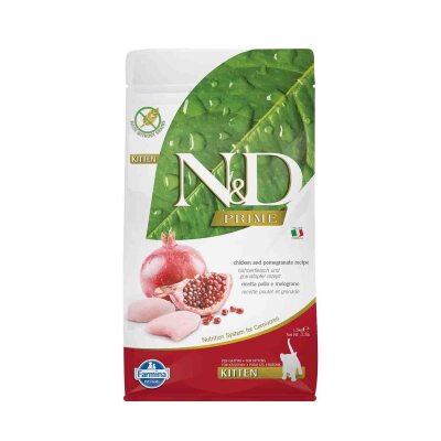N&D Tavuklu Narlı Tahılsız Yavru Kedi Maması 1,5 kg