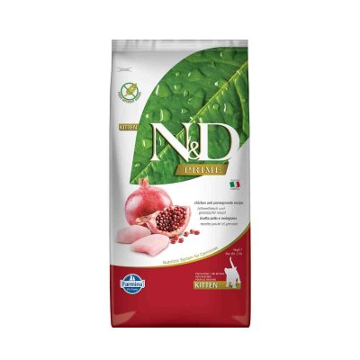 N&D Tahılsız Tavuklu ve Narlı Yavru Kedi Maması 5 kg