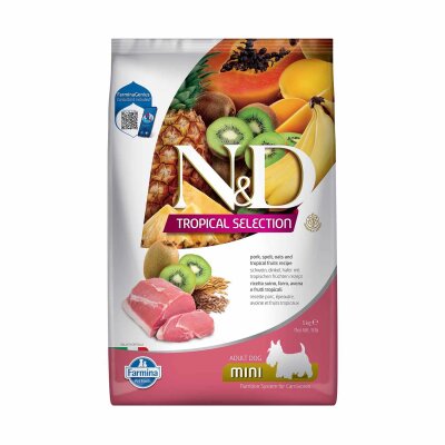 N&D Tropical Domuz Etli Düşük Tahıllı Küçük Irk Köpek Maması 5 kg
