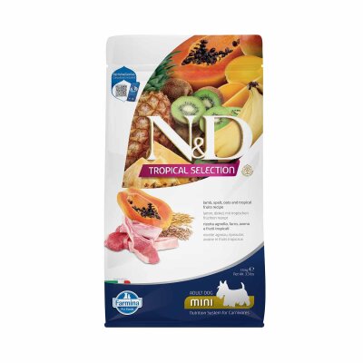 N&D Tropical Kuzu Etli Düşük Tahıllı Küçük Irk Köpek Maması 1,5 kg