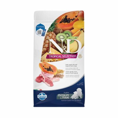 N&D Tropical Kuzu Etli Düşük Tahıllı Orta-Büyük Irk Yavru Maması 2 kg