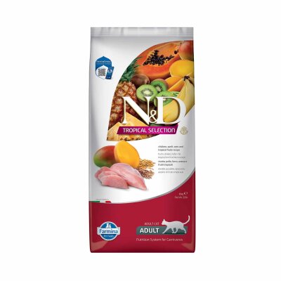 N&D Düşük Tahıllı Tavuklu Yetişkin Kedi Maması 10 kg