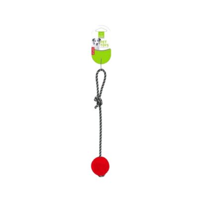 Nunbell Toplu Diş İpi Köpek Diş Kaşıma Oyuncağı (S, Kırmızı)