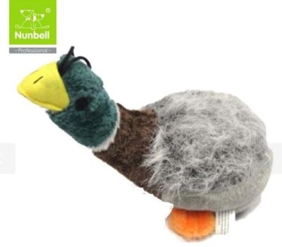 Nunbell Sesli Pelüş Ördek Köpek Oyuncağı 32 cm