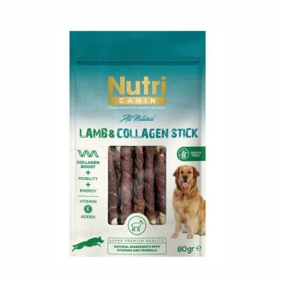 Nutri Canin Kolajenli Kuzu Etli Sargılı Köpek Ödülü 80 gr