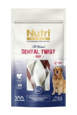 Nutri Canin Biftekli Dental Burgu Köpek Ödülü 120 gr